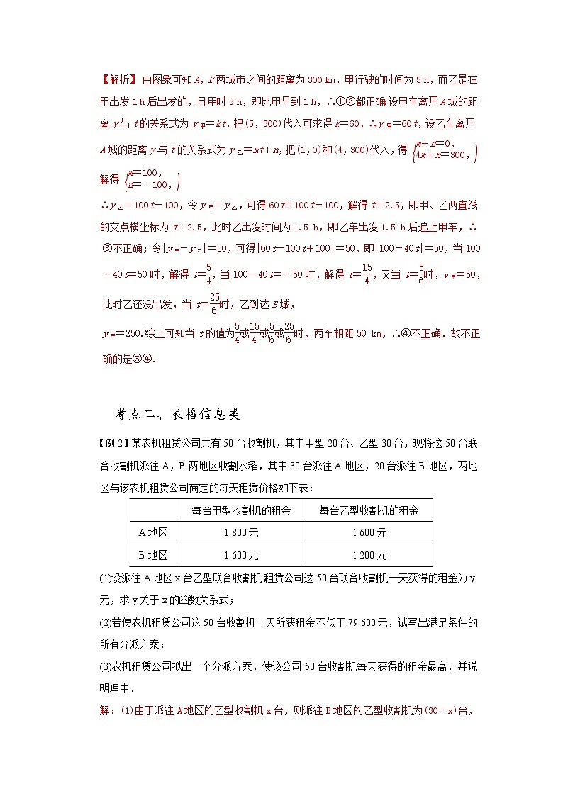 专题03 一次函数的应用-年中考数学函数考点全突破第3页