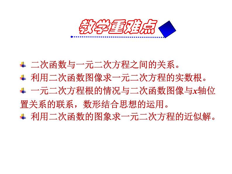 人教部编数学九上22.2 一元二次方程与二次函数的关系课件 （新人教版）第5页