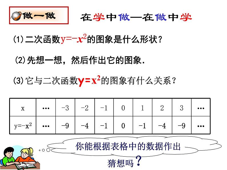 人教部编数学九上22.1.2 二次函数图象和性质课件PPT08