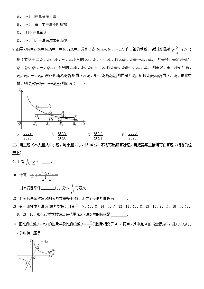 【江苏徐州卷】2020-2021学年八年级数学下学期期末模拟测试卷2（含解析）02