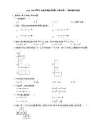 2019-2020学年广东省深圳市罗湖区文锦中学七上期中数学试卷