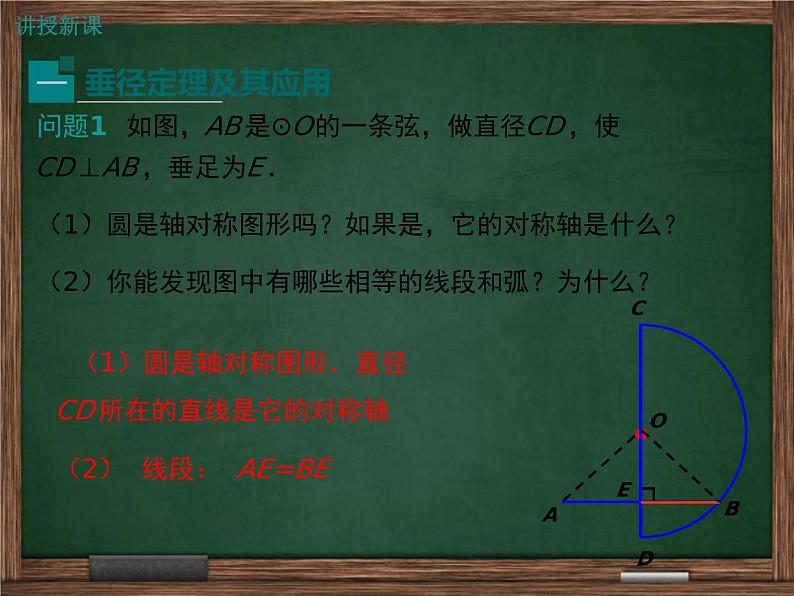 冀教版数学九上 28.4垂径定理 课件04