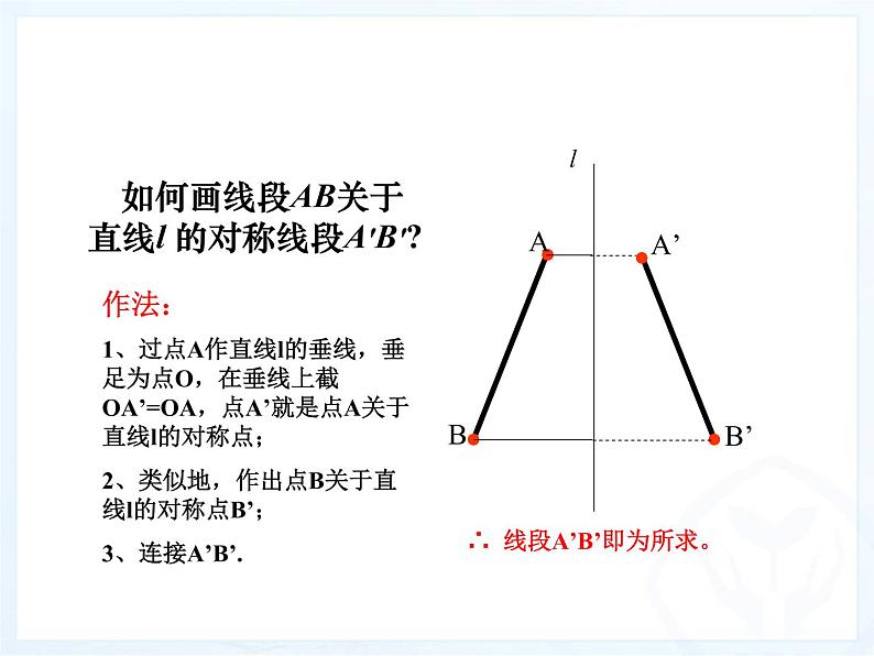 人教数学八上13.2.2 用坐标画轴对称图形30p课件PPT05