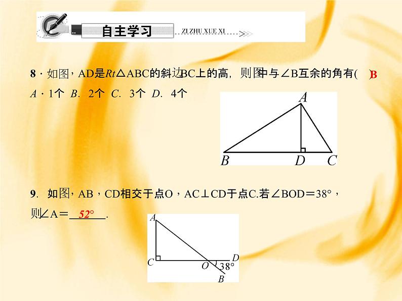 人教数学八上11．2.1　三角形的内角(1)课件PPT06