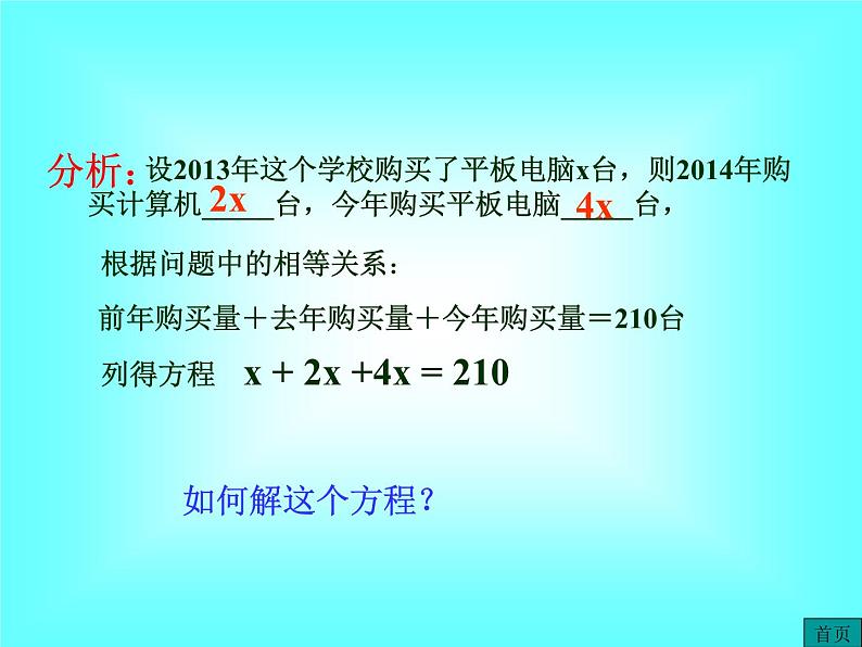 3.2 第1课时 用合并同类项的方法解一元一次方程1课件PPT第6页