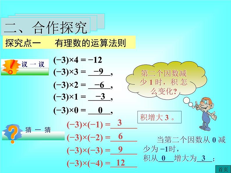 1.4.1 第1课时 有理数的乘法法则1课件PPT05