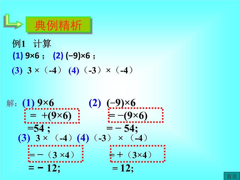 1.4.1 第1课时 有理数的乘法法则1课件PPT08