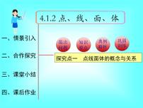 人教版七年级上册4.1.2 点、线、面、体教学演示课件ppt