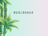 湘教版九年级上册数学  第四章 锐角三角函数《解直角三角形的应用》课件