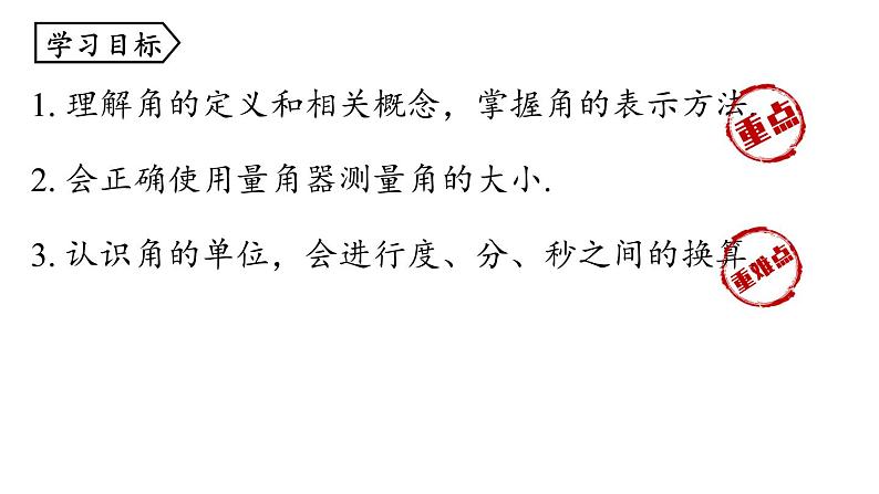 4.3.1 角课件 2021—2022学年人教版数学七年级上册第3页