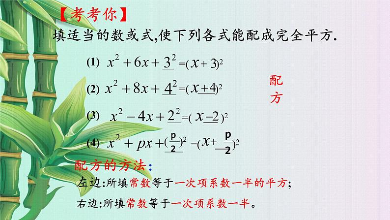 湘教版九年级上册数学  第二章一元二次方程《一元二次方程的解法》课件07