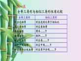 湘教版九年级上册数学  第三章图形的相似《相似三角形的判定与性质》课件