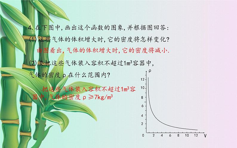 冀教版九年级上册数学  第27章 反比例函数《反比例函数的应用》课件04