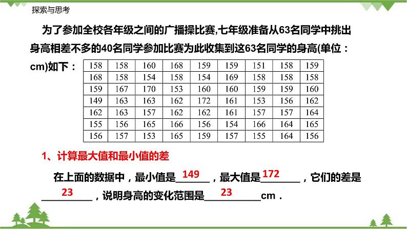 7.4 频数分布表和频数分布直方图-八年级数学下册  同步教学课件（苏科版）04