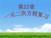 第22章一元二次方程复习课件 华师大版数学九年级上册
