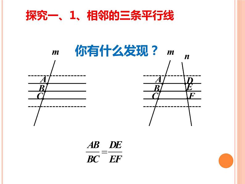 23.1.2平行线分线段成比例  华师大版数学九年级上册 课件1第7页