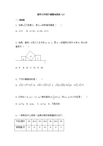 人教版初中数学人教八下期末测试