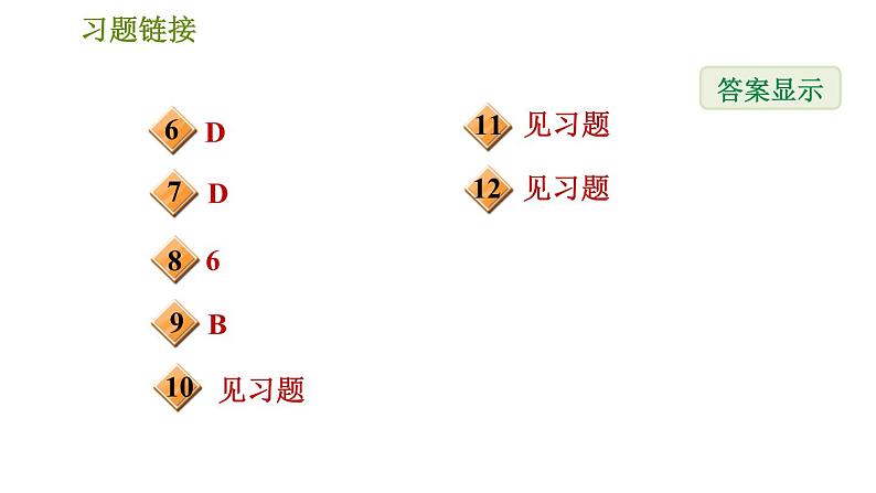 沪科版八年级上册数学习题课件 第15章 15.4.2  角的平分线的性质和判定03