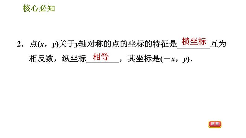 沪科版八年级上册数学习题课件 第15章 15.1.3  平面直角坐标系中的轴对称05