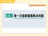 苏科版八年级上册数学习题课件 第6章 6.4.2用一次函数图像解决问题