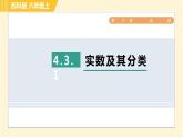 蘇科版八年級上冊數(shù)學(xué)習(xí)題課件 第4章 4.3.1實(shí)數(shù)及其分類