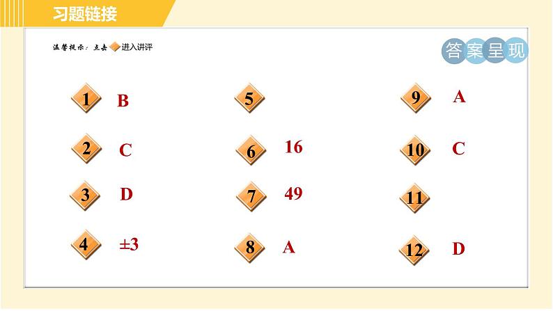 苏科版八年级上册数学习题课件 第4章 4.1.1平方根第2页