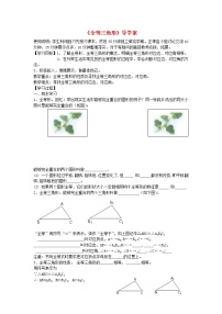 2020-2021学年12.1 全等三角形导学案