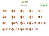 冀教版七年级上册数学习题课件 期末复习专题练 专题三 代数式及整式的加减