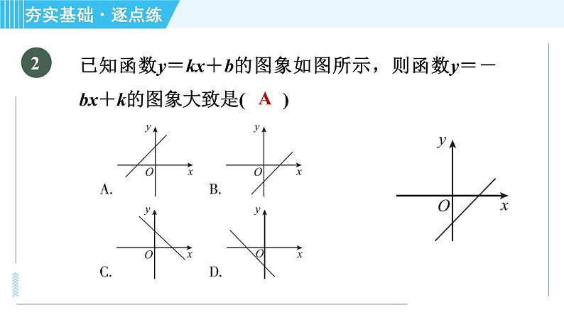 浙教A本八年级上册数学习题课件 第5章 5.4.1一次函数的图象第5页