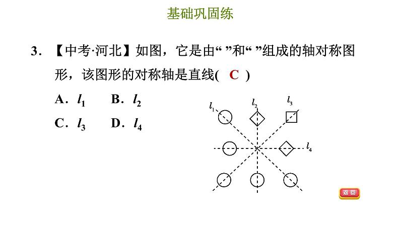 冀教版八年级上册数学习题课件 第16章 16.1  轴对称第6页