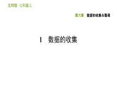 北师版七年级上册数学习题课件 第6章 6.1 数据的收集