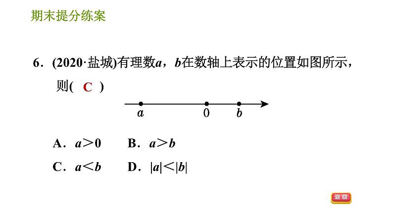 北师版七年级上册数学习题课件 期末提分练案 3.1 达标训练08