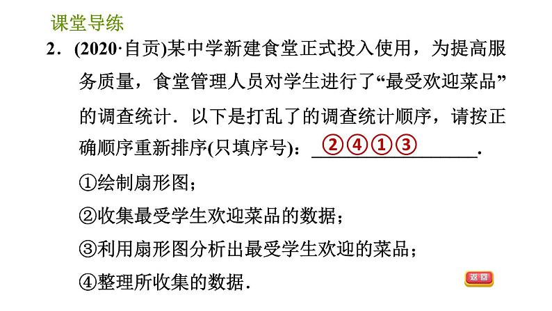 北师版七年级上册数学习题课件 第6章 6.3.1 扇形统计图04