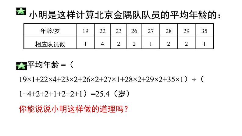 6.1  平均数 课件  2021-2022学年北师大版数学八年级上册第5页