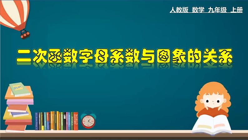 22.1.8 二次函数字母系数与图象的关系-2020-2021学年九年级数学上册教材配套教学课件(人教版)第1页