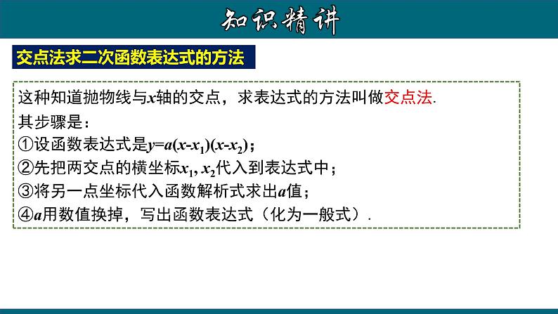 22.1.11 用待定系数法求二次函数的解析式（三）交点式-2020-2021学年九年级数学上册教材配套教学课件(人教版)08