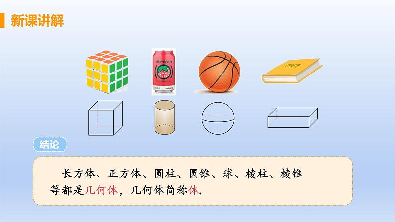 人教版七年级数学上册 4.1.2 点、线、面、体 课件06