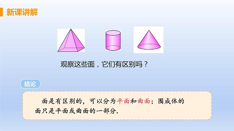 人教版七年级数学上册 4.1.2 点、线、面、体 课件08