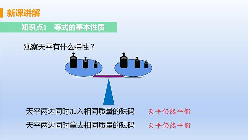 人教版七年级数学上册 3.1.2 等式的性质 课件第5页