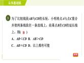 北师版七年级上册数学 第4章 4.2目标二 两线段间的关系 习题课件