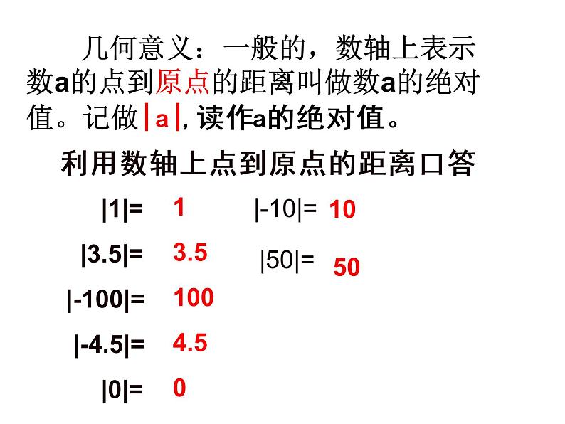 1.2.4 第1课时 绝对值 课件  2021—2022学年人教版七年级数学上册第5页