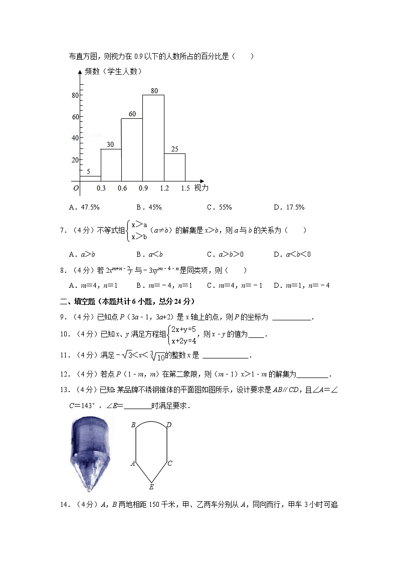 2020-2021学年云南省保山市龙陵县龙江乡八年级（上）开学数学试卷02