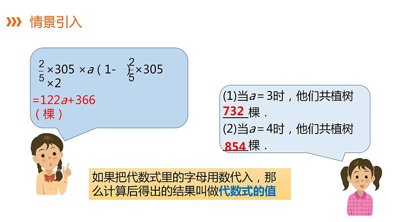 2.3代数式的值---同步课件  2021-2022学年湘教版数学七年级上册06