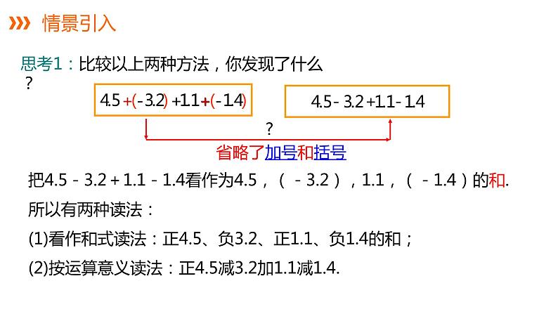 1.4.2 第2课时 有理数的加减混合运算---同步课件  2021-2022学年湘教版数学七年级上册第4页