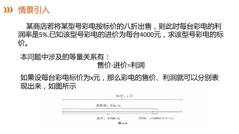3.4 第2课时 利润、利息问题---同步课件  2021-2022学年湘教版数学七年级上册06