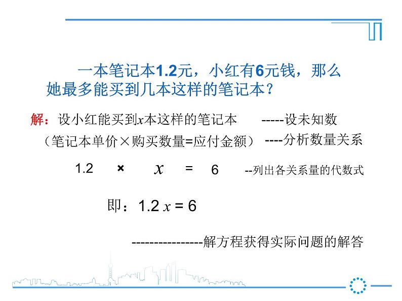 6.1 从实际问题到方程课件PPT第3页