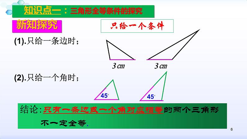 人教版八年级数学上册12.2.1  全等三角形的判定（1）边边边 课件(共31张PPT)第6页