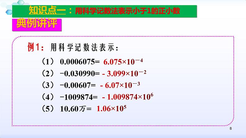 人教版八年级数学上册课件：15.2分式的运算--2.3  整数指数幂（2）科学记数法(共21张PPT)08