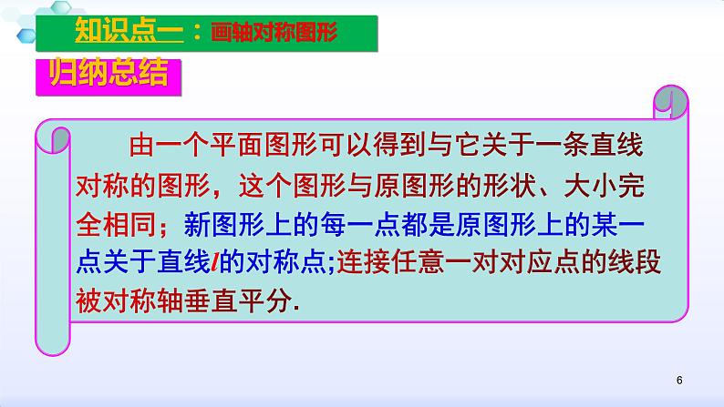 人教版八年级数学上册13.2  画轴对称图形 2.1画轴对称图形课件(共27张PPT)06