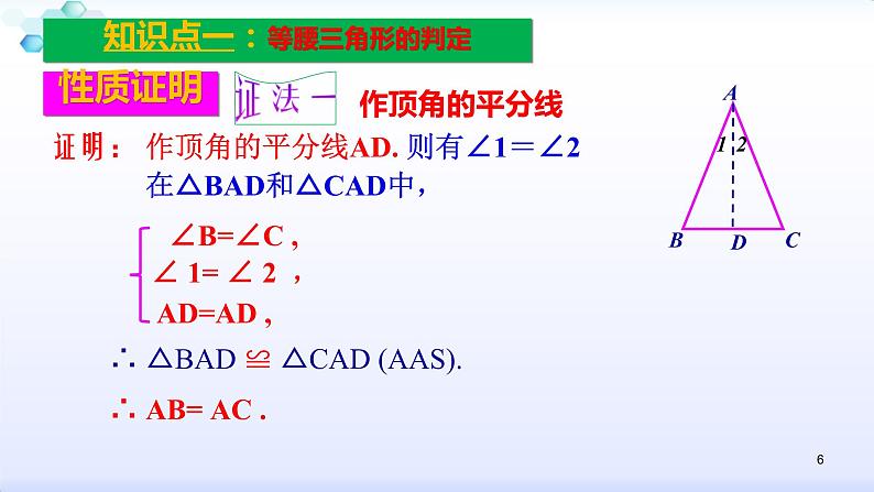 人教版八年级数学上册课件：13.3.1等腰三角形的判定(共29张PPT)第6页